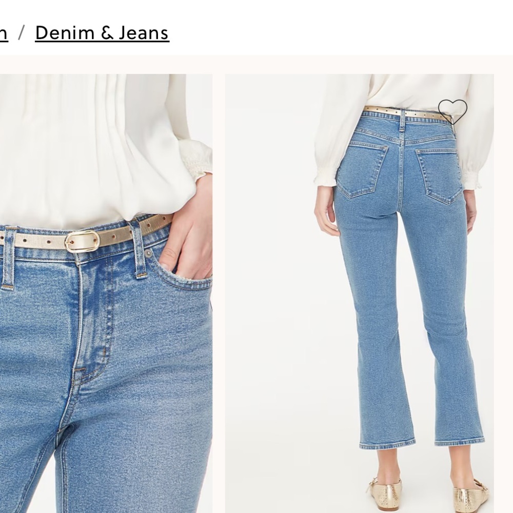 🎈 LAST CHANCE - J. Crew Mid-Rise Flare Crop - Picture 2 of 9